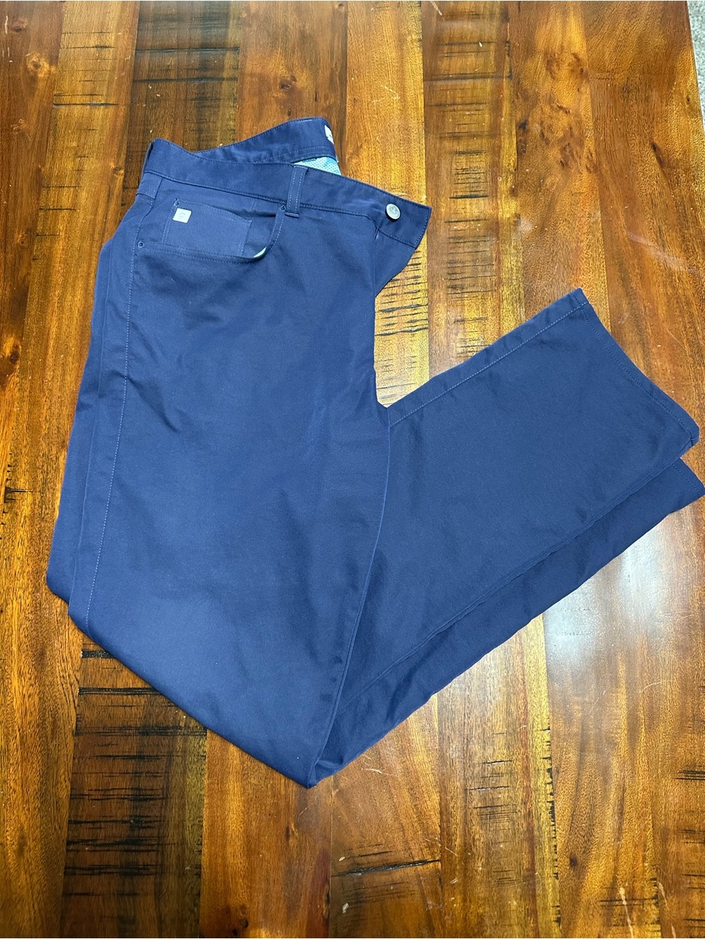 Peter Millar Navy Blue Chinos